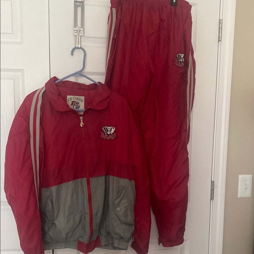 Alabama Red and Gray Track Suit